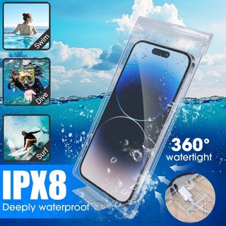 Túi đựng điện thoại chống nước khi đi xe đạp có cổng sạc | Vỏ màn hình cảm ứng PVC Chống mưa Túi đựng điện thoại thông minh đa năng Hoạt động ngoài trời Phụ kiện