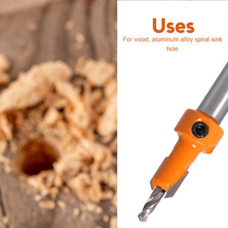 Mũi Khoan Âm Vít Gỗ Đa Năng - Mũi Khoan Mồi Âm Vít 2 Tầng, Đầu Lỗ 3mm đến 8mm