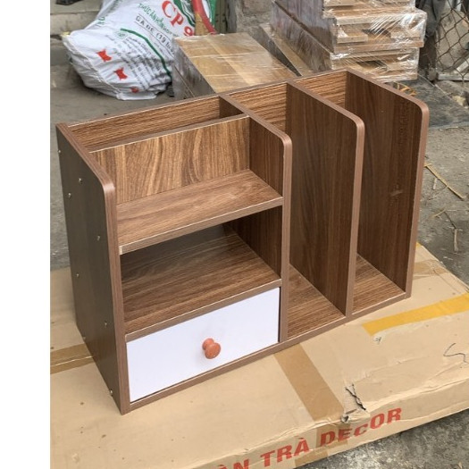 KỆ SÁCH ĐỂ BÀN,KỆ HỒ SƠ VÀ TÀI LIỆU VĂN PHÒNG SIZE 50x20x34cm có tấm hậu chắn sau