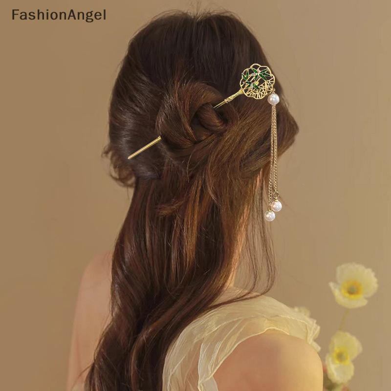 FashionAngel Vintage Phong Cách Trung Hoa Hanfu Tóc Dính Nữ Kim Loại sel Tóc Nĩa Tóc Đũa Kẹp Tóc Người Phụ Nữ Trang Sức Phụ Kiện VN