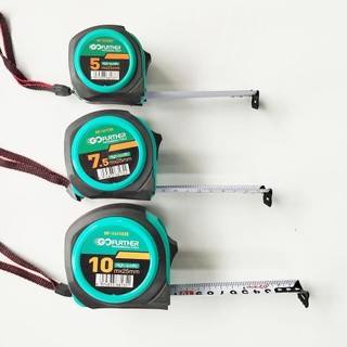 Thước Cuộn (Thước Rút) 5m 7.5m 10mm Bản rộng 25mm Cứng Vỏ bọc cao su Chống va đập