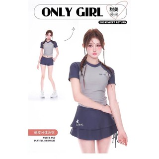 Đồ bơi hai mảnh tối giản, áo ngực thể thao tankini với quần cạp cao kiểm soát bụng cho phụ nữ trẻ, khu nghỉ dưỡng suối nước nóng
