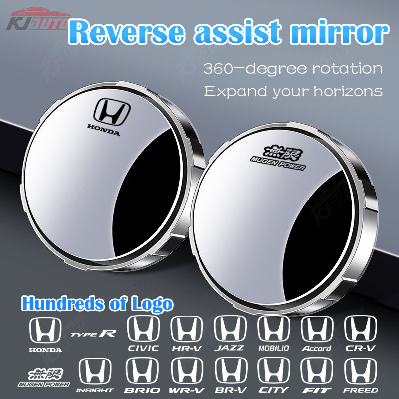 Gương đảo chiều góc rộng độ phân giải cao Honda Gương chiếu hậu xoay 360 độ Hỗ trợ đảo chiều không có điểm mù cho Civic Jazz Fit Accord Vezel Brio Cr-V City Hr-V