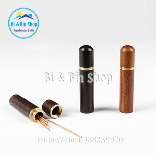 Ống Gỗ Đựng Kim Thêu, Lưu Trữ Và Bảo Quản Kim Thêu Dùng Thêu Thùa Đính Kết Cườm