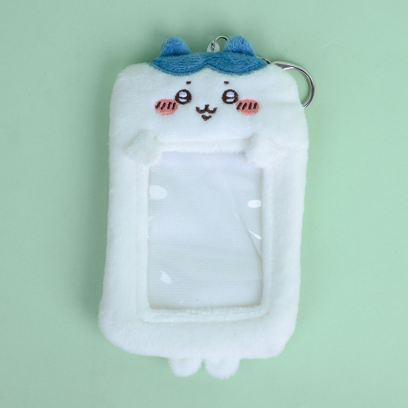 HK1 Dễ Thương Chiikawa Sang Trọng Hộp Đựng Thẻ Quà Tặng Cho Bé Gái Thẻ ID Thẻ Xe Buýt Thẻ Học Sinh Bao Túi Mặt Dây Chuyền Hachiware Usagi KH1