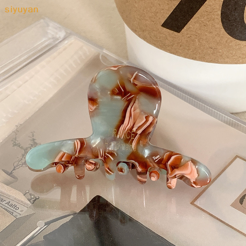 Siyuyan Tinh Tế Cảm Giác Cao Cấp Nhỏ Acetate Vuốt Tóc Kẹp Dành Cho Nữ Thời Trang Bé Gái Hợp Thời Trang Ngọt Ngào Phụ Kiện Tóc Quà Tặng VN