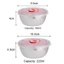 ICUCKO 1 Cái Bát Inox 304, Hộp Cơm Trưa Bento Lò Vi Sóng Chống Rò Rỉ Bát Giữ Tươi, Phụ Kiện Nhà Bếp Có Nắp Bát Thực Phẩm Trẻ Em Niêm Phong Hộp Đựng
