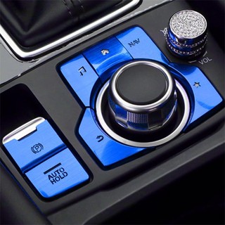 Lookshow 7 Chiếc Nhôm Điện Tử Phanh Đỗ Xe Tự Động Nút Đỗ Xe Dành Cho Xe Mazda3 ATENZA CX-5 CX-4 CX-8 A1K4