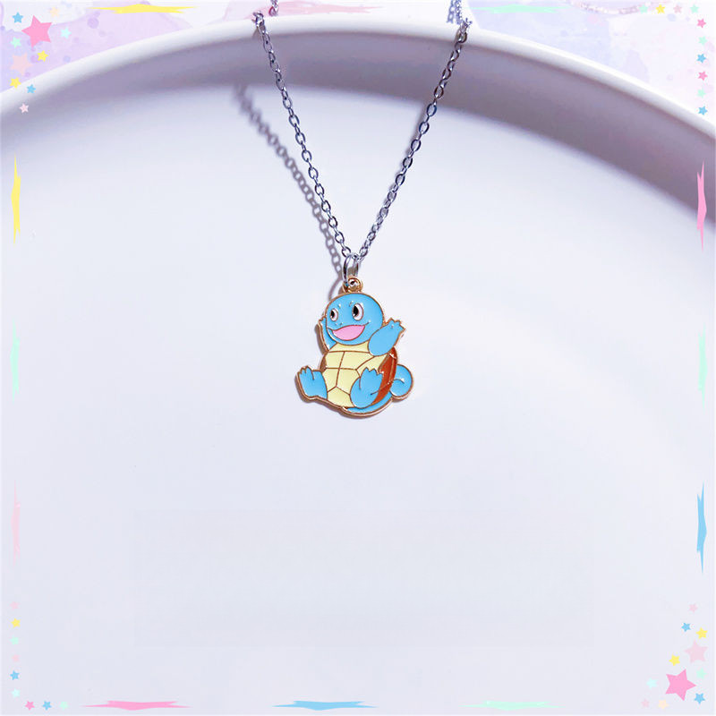 Pokemon Vòng Cổ Pikachu Jiggly Puff Squirtle Charmander Hoạt Hình Vòng Cổ Mặt Dây Chuyền