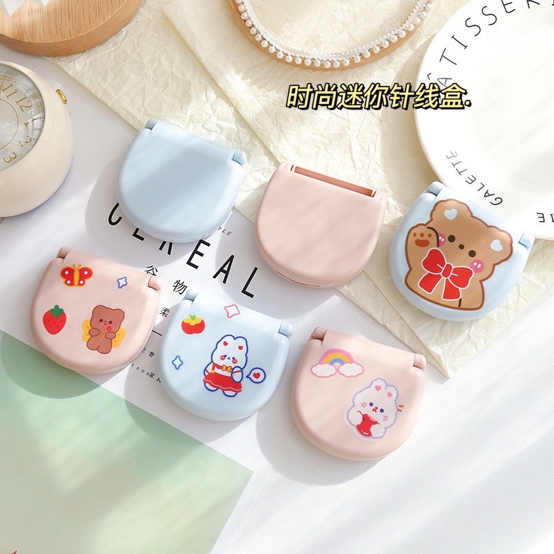 Hộp Đựng Kim Chỉ Mini Kiểu Dáng Dễ Thương Gọn Nhẹ