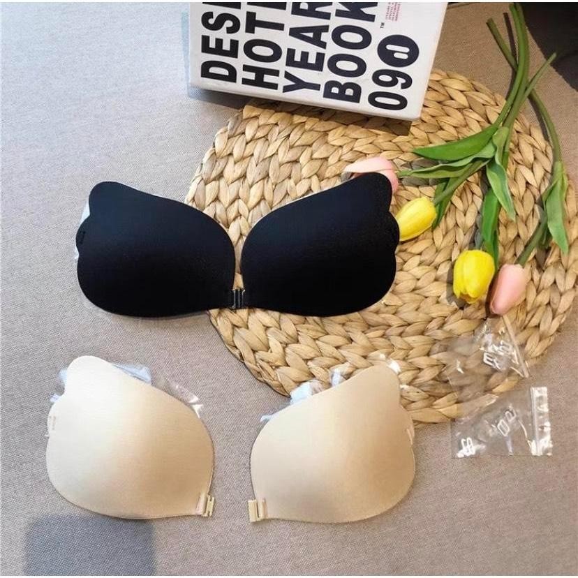 Áo Dán Nâng Ngực VISECRET BRA 2cm, 3cm, 6cm Nâng Ngực Miếng Dán Ngực Tạo Khe Gom Quả Cài Trước Kèm Dây Trong -- 230559