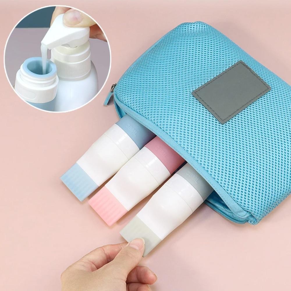 Chai cọ nhuộm tóc, 38 / 60 / 80ml Có lược Chai nạp lại, Dụng cụ trang điểm silicon du lịch Làm tóc Lotion Bóp ống
