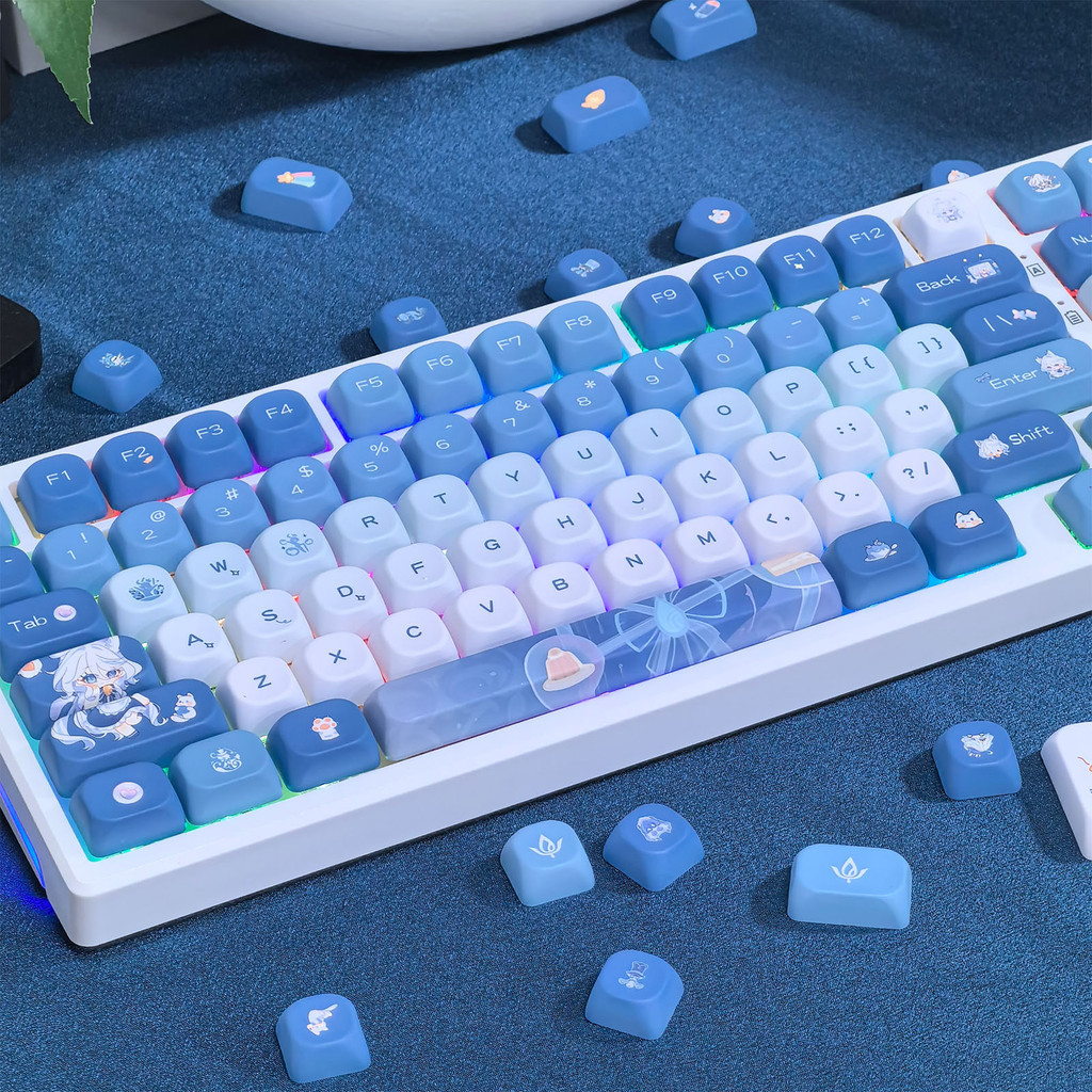 Furina Meow Genshin Impact Original Keycap MOA Profile Bàn phím cơ ...