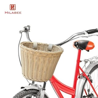 Hilabee Giỏ xe đạp trẻ em Giỏ trước Đồ lặt vặt Hộp đựng có dây đeo có thể điều chỉnh Phụ kiện