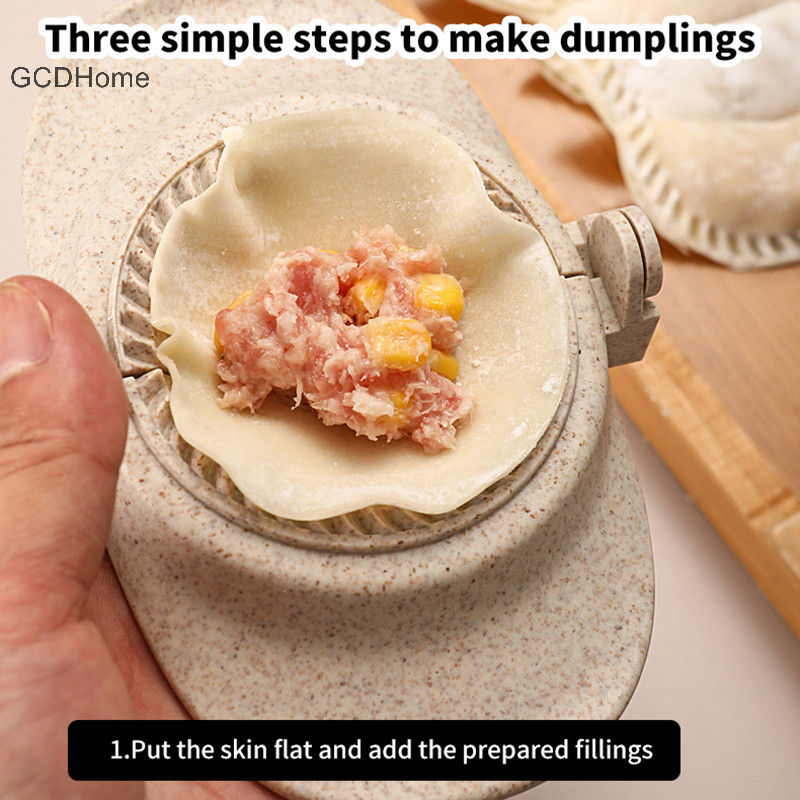 Gcdhome Máy ép khuôn làm bánh bao, dụng cụ nướng bánh ngọt, phụ kiện nhà bếp, chất liệu lúa mì rơm HOT