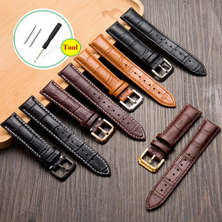 12-24mm Lớp Trên Da Bò Dây Đeo Đồng Hồ Dây Da Bắp Chân Dây Đeo Đồng Hồ Nam Nữ Vòng Tay 12mm 13mm 14mm 15mm 16mm 17mm 18mm 19mm 20mm 21mm 22mm 24mm