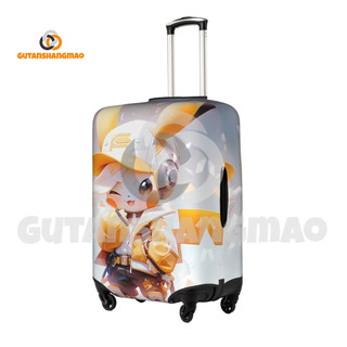 Pokemon Pikachu Du Lịch Hành Lý Có Thể Giặt Được Vali Bảo Vệ Chống Trầy Xước Vali Phù Hợp Với 18-32 Inch