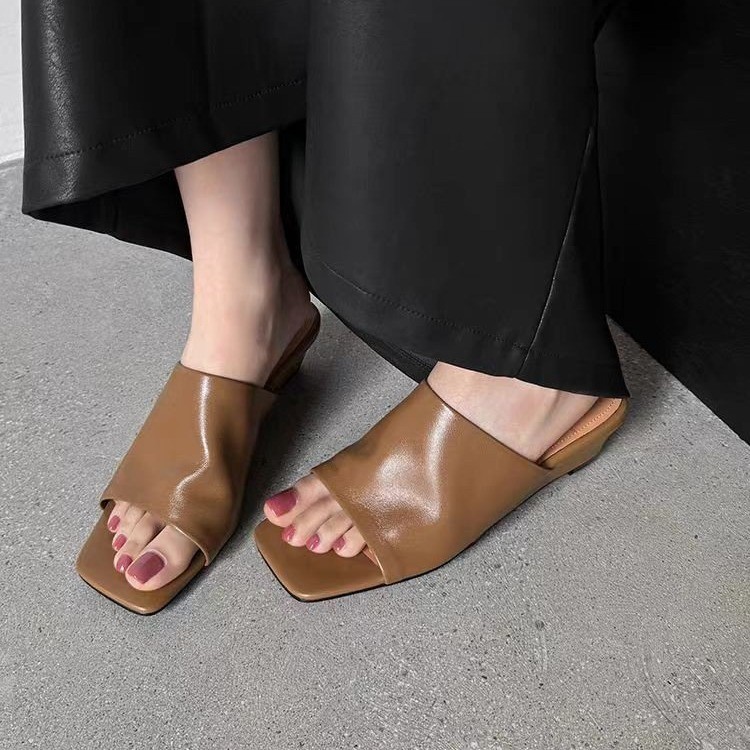 Atikota Nữ Thời Trang Đế Dày Sandal Thoải Mái Mềm Mại Thông Thường Học Sinh Slope Gót Dép Ngoài Trời Chống Trượt Du Lịch Đi Biển Dép