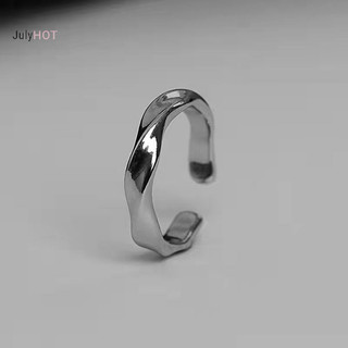Julyhot Thời Trang Đơn Giản Mobius Nhẫn Mở Nhẫn Có Thể Điều Chỉnh Cho Nam Nữ Nhẫn Cặp Đôi Đính Hôn Phụ Kiện Trang Sức Quà Tặng Massivedeals