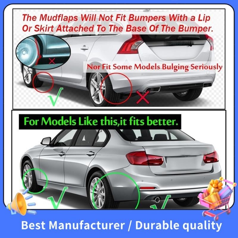 Xe Chắn Bùn Bắn Vệ Binh Chắn Bùn Cho-BMW 3 5 7 Series E30 E46 E90 E91 E92 E93 E60 F10 F11 G30 E38 E65 F01