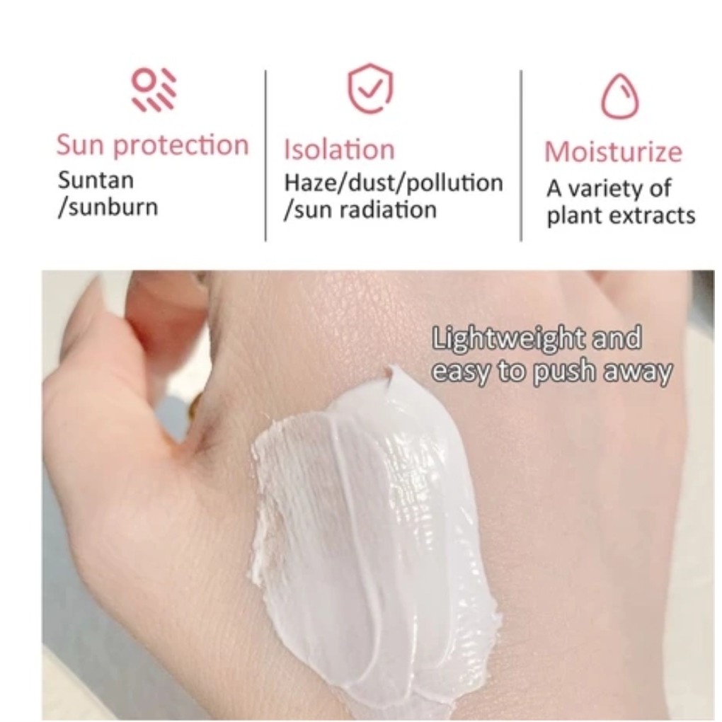 Kem Chống Nắng Lâu Dài Kem Bảo Vệ Mặt Chống Nắng SPF50 + Kem Dưỡng Ẩm Mặt Làm Trắng Da