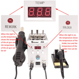 Bộ Mỏ Hàn Điện Kỹ Thuật Số 8586, 760W, 2 trong 1, Tiện Lợi, Chất Lượng Cao, Giá Tốt, Free Ship
