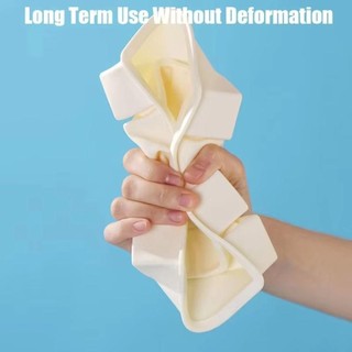 Khuôn Làm Đá BORAGETE, có Nắp 4 Lưới Khuôn Làm Lạnh Thực Phẩm, Khay Tủ Đông Silicon Có Thể Tái Sử Dụng Cực Lớn