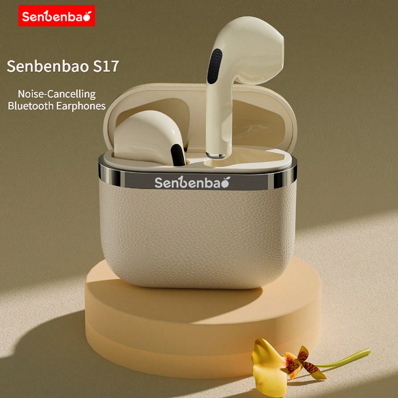 SenBenBao S17 Tai nghe Bluetooth không dây, chống nước IPX7, điều khiển cảm ứng, có hộp sạc