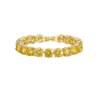 Châu Âu Mỹ ins Phong Cách Mới Vòng Tay Zircon Nhiều Màu Sắc Pha Lê Nữ