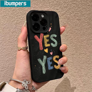 ibumpers Ốp Lưng IPhone Đơn Giản Nhiều Màu Sắc Có Họa Tiết Cho IPhone 16 15 14 12 13 11 Pro Max IP 7 8 Plus X XS XR Ốp Điện Thoại Silicon Mềm Chống Sốc