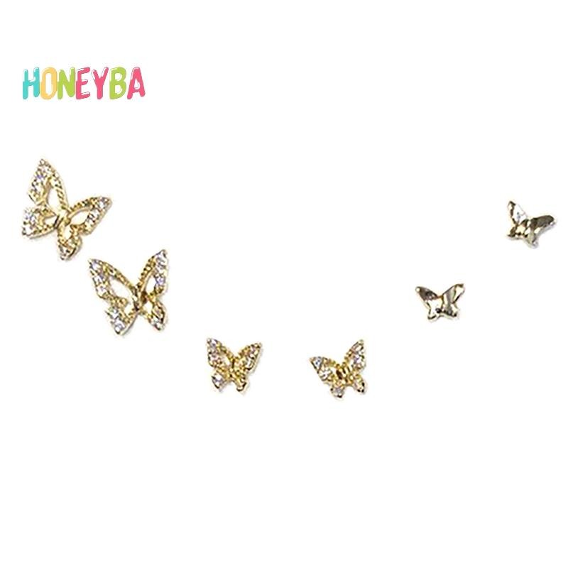 < Honeyba > 6 Cái / bộ Bộ Bông Tai Pha Lê Đơn Giản Dành Cho Nữ Bông Tai Zircon Tiệc Cưới Đính Hôn Phụ Kiện Trang Sức