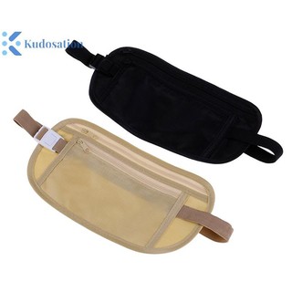 Kudosation Travel Money Belt Ẩn Eo Ví An Ninh Túi Hộ Chiếu Túi Đựng ID