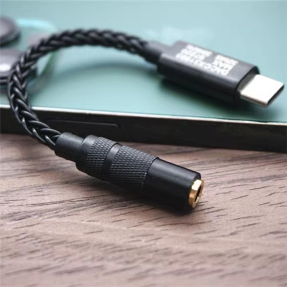 Bộ khuếch đại âm thanh kỹ thuật số CX31993 + 97220 Chip kép Type-c-3.5mm AMP Bộ chuyển đổi âm thanh HiFi PCM 32Bit / 384kHz Tai nghe DAC
