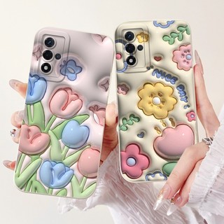 Vỏ Mềm Cho Oppo A93s 5G 2021 Ốp Lưng Mới Hoa Xương Rồng Bảo Vệ Ống Kính TPU Vỏ Điện Thoại Cho OPPOA93s A 93s Cản