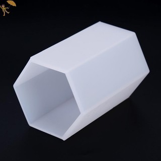 [Gou] Khuôn silicon hình lục giác hình trụ Khuôn làm đồ trang sức bằng nhựa Epoxy Craft DIY Tool VN