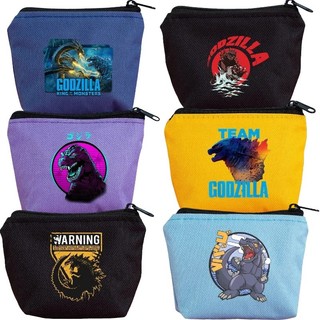 Ví Godzilla Dây Kéo Đồng Xu Zero Ví Thẻ Ngân Hàng Túi Bảo Quản Thời Trang Trẻ Em Quà Tặng Sinh Nhật