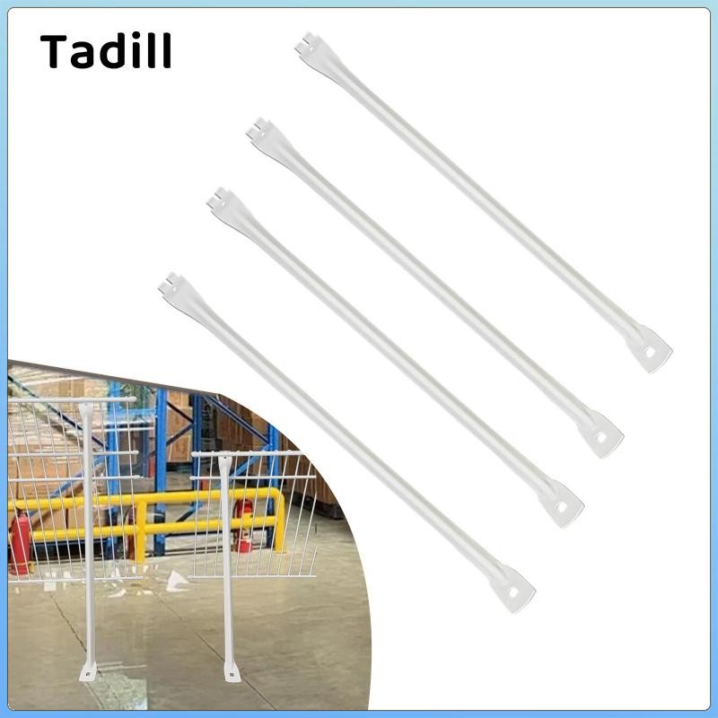 4x Giá đỡ hỗ trợ cho phụ kiện giá đỡ dây Tủ quần áo Giá đỡ phần cứng để lắp đặt Cung cấp hỗ trợ cho kệ