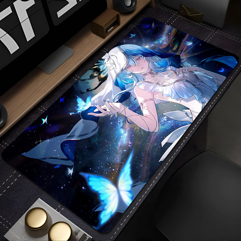 Gió hú Sóng The Shorekeeper Miếng Lót Chuột Bàn Phím Cao Su Lớn Chuột Thảm Chống Trơn Trượt Game Thủ Miếng Lót Chuột laptop PC Thảm Mousepad