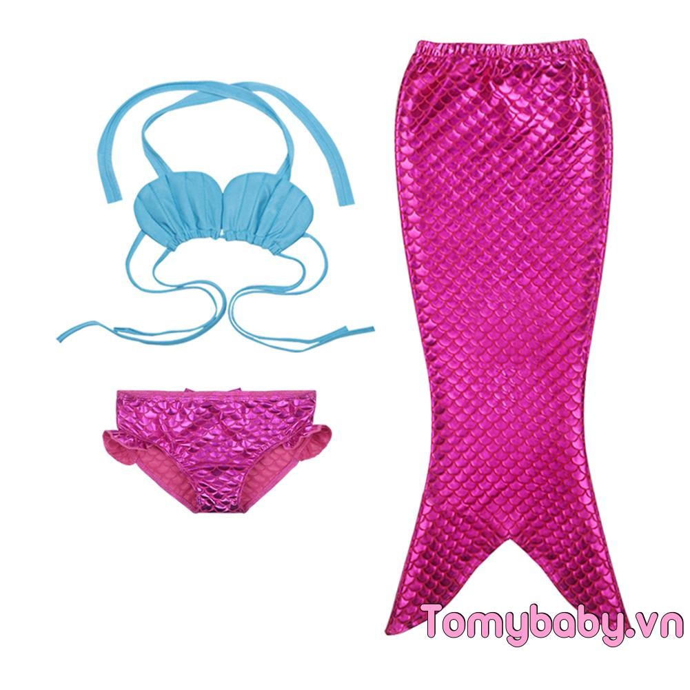3 Bé Gái Đồ Bơi Trang Phục Bơi Thời Trang Sang Trọng Đuôi Nàng Tiên Cá Có Thể Bơi Được Bộ Bikini