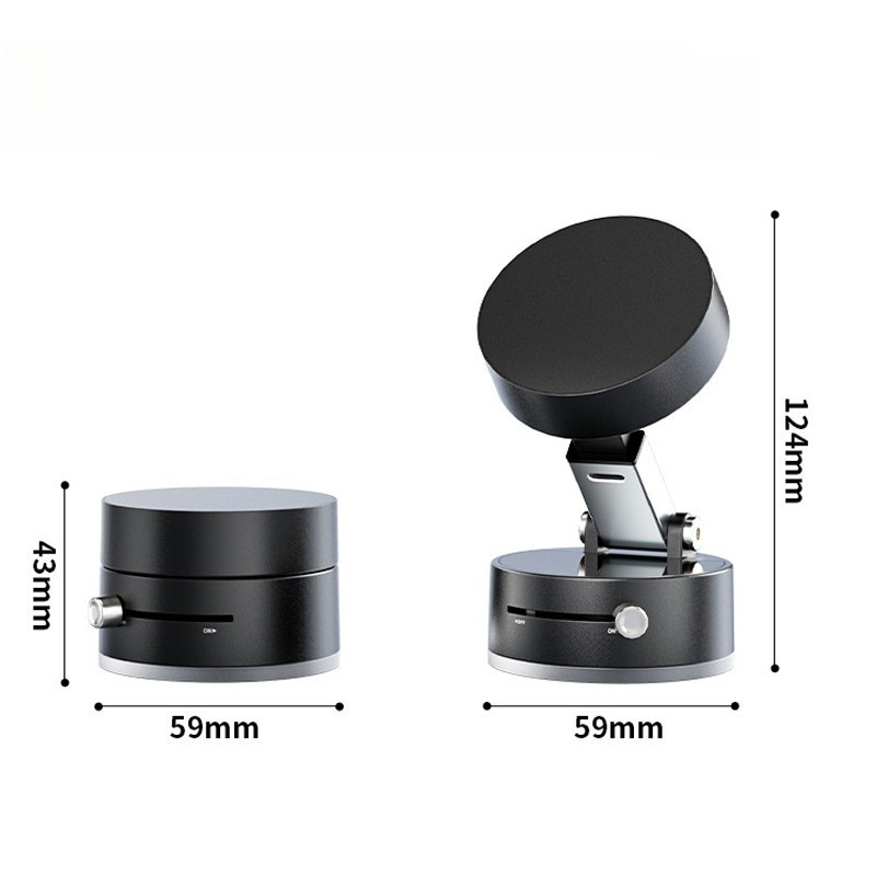 Giá Đỡ Điện Thoại Gấp Xoay 360°, Cốc Hút Chân Không Từ Tính Đa Năng Ổn Định Và Không Bị Trượt