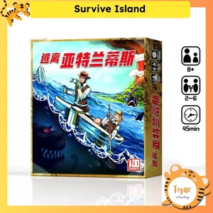 Boardgame Survive Escape from Atlantis full 3 expansion trò chơi Sinh tồn đảo hoang Tigar