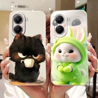 Dành Cho Poco X7 Pro PocoX7 Vỏ Bảo Vệ Ống Kính Poco X 7 X7Pro 2024 Vỏ Silicon Mềm Hình Thỏ Gấu Trúc Dễ Thương