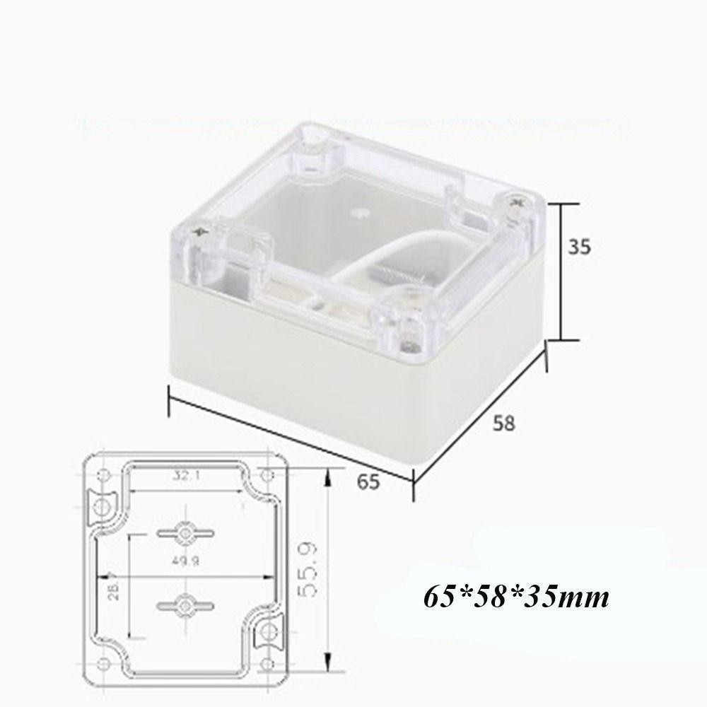 Hộp nối ngoài trời NOTE1, Vỏ bọc nhựa chống thấm nước, Hộp dự án điện 10 kiểu trong suốt