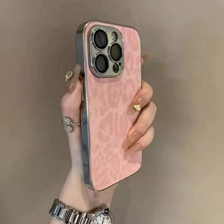 Ốp Điện Thoại In Hình Da Báo Sang Trọng Cho iPhone 11 12 13 14 15 16 Pro Max Plus Chống Sốc Bumber Trường Hợp