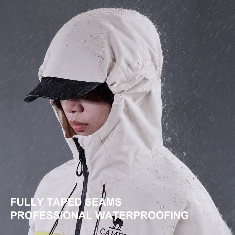 Ảnh Áo khoác ngoài trời CAMEL CROWN dành cho nữ áo khoác đơn sốc chống gió và chống thấm nước 3