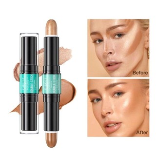 Que tạo đường viền AFTEROF Highlighter, Bút che khuyết điểm 2 trong 1 chống thấm nước, Bút che khuyết điểm hai đầu lâu trôi dành cho nữ