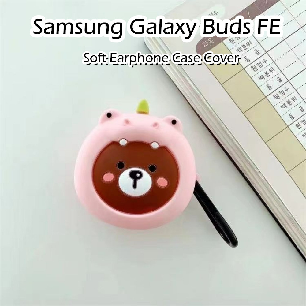 [Ngôi sao tương lai] Dành cho Ốp lưng Samsung Galaxy Buds FE Phim hoạt hình thú vị Vỏ tai nghe silicon mềm Vỏ bọc NO.1