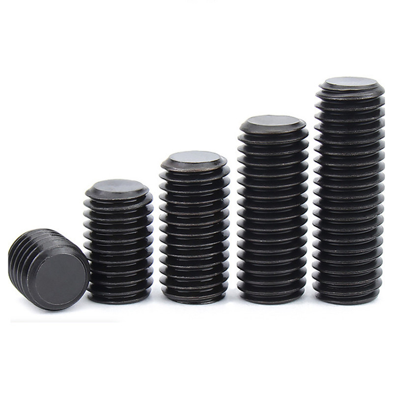 Lớp 12.9 Cường Lực Cao Thép Carbon Đen Lục Giác Lục Giác Lục Giác Ổ Cắm Điểm Phẳng Bộ Vít M3 M4 M5 M6 M8 M10 Cuối Grub Đầu Bu Lông | BigBuy360 - bigbuy360.vn