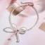 Unstop * Handmade Bướm Mặt Dây Chuyền Trang Sức Bộ Đính Hạt Nơ Vòng Cổ Bông Tai Vòng Tay