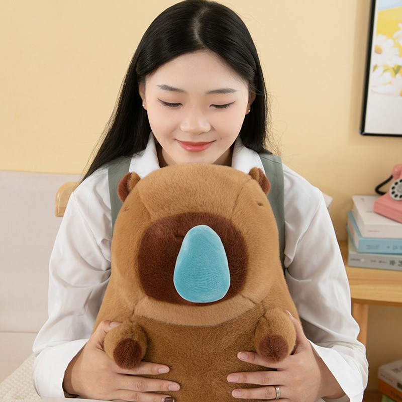 35/45 Cm Capybara Cùng Phong Cách Ngồi Búp Bê Capybara Xấu Xí Dễ Thương Vui Ba Lô Búp Bê Capybara